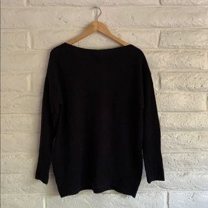 Anthropologie Black Cashmere Sweater
